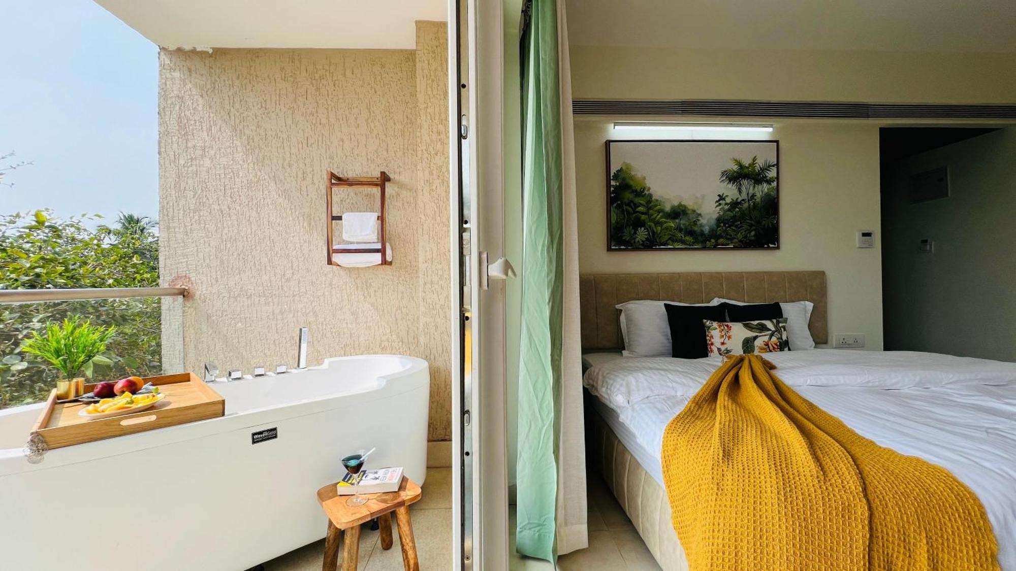 Bluo Amani Vagator - Boutique Hotel Goa Anjuna Zewnętrze zdjęcie